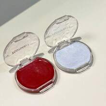 TOOTDODO 微闪粉/蜜桃色腮红膏，蜜桃光泽腮红，柔滑质地，持久水润自然光泽，适合日常可爱妆容和派对妆容，Y2K 美学玫瑰色调 - 彩色 - 查看 5