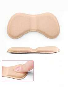 10pcs Soft & Comfortable Anti-Friction Heel Grips, Anti-Slip Heel Pads - Beige - View 4