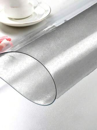 1 st. 1,5 mm tjock matt PVC-kristallduk, PVC-bordsunderlägg, modern minimalistisk fyrkantig/rektangel, luktfri, antibakteriell, utmärkt vattentät, oljetålig, fläckbeständiga egenskaper, vätskespill, lätt att torka av, reptålig, värmetålig, lätt att rengöra och underhålla, lämplig för soffbord, hallskåp, plastbordsskivor, TV-bänkar, datorbord, anpassningsbar till olika hem- och kontorsmiljöer.