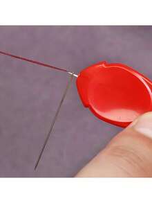 9pcs Metal Needle Threading Machine, Hand-Operated Machine Sewing Tool For Threading Needles, Suitable For Sewing, Weaving, Quilting, DIY Art, Color Mixing And Other Purposes; Plastic Threading Machine - Plastic Sewing Machine Set; Colored Cylindrical Sewing Machine; Product Sewing Machine Thread Guide, Thread Puller, Beading Tool