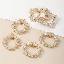 法式优雅高跟鞋装饰，婚鞋DIY配件，宴会晚礼服鞋，闪亮夺目 - 彩色 - 查看 5