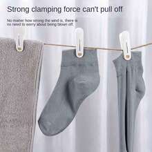 12/24pc Multi Functional Anti Slip Clothes Drying Clip - Heavy Duty Plastic Clip, Suitable For Laundry, Food Bags, And Home Organizing, Fashionable And Durable Clip - Multicolor - View 4