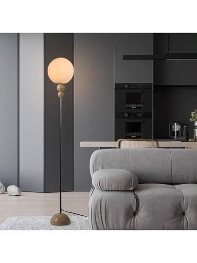 Alpinaluz "LOKE" E27 Vloer Lamp Multi Ball Opaque Wit Sphere view 6