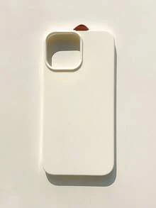 Solid Color Plain Material Fashion TPU Vintage White Solid Color Soft TPU Phone Case Compatible With IPhone 17 Pro Max/17 Pro/17/17 Air Spring Gift - Beige - View 7