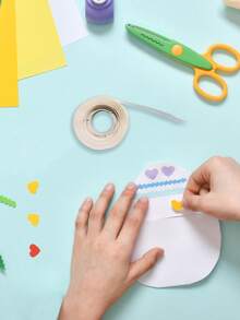 100/300/500个透明气球胶点（100个/卷）可移除双面胶带，直径12毫米，适用于剪贴簿、派对、婚礼和气球装饰[随机款式和包装] - 無色 - 查看 7