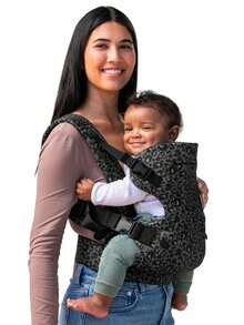 4-In-1 Gray/Black/ Black & Grey/Leopard Print Convertible Baby Carrier,Baby Stuff,Gifts For Babies And Mothers,Christmas Gift,Front Facing Baby Carrier,Adjustable, Ergonomic Babywearing, Registry Essential, Baby Carrier For Newborn To Toddler, Gray/Black/ Black & Grey Leopard,Ergo Baby Carrier,Canguro Para Cargar Bebe,Senarah Toddler Carrier - 多色A - 查看 14