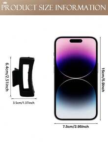 Bộ 4 kẹp tóc càng cua màu đen cổ điển, thời trang và thanh lịch, dài 2,5 inch, những chiếc kẹp tóc nhỏ xinh phù hợp cho sử dụng hàng ngày, đi học và các dịp khác, món quà phụ kiện tóc lý tưởng dành cho phụ nữ, kẹp tóc trang nhã, phụ kiện tóc thời trang, thể hiện vẻ duyên dáng và thanh lịch. - Nhiều màu - Xem 6