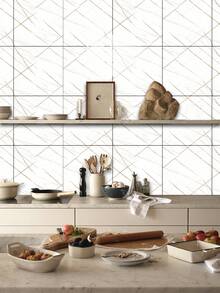 OUTANA Self-Adhesive Waterproof Marble Pattern Wall Sticker, Made Of PVC With Aluminum Foil Backing, Easy To Apply, Suitable For Living Room, Bedroom, Kitchen, Bathroom, Entryway And Office Walls, Provides Wall Coverage And Insulation, Simple Installation And Removal, Complements Textured Interior Decor.