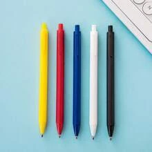 20/30pcs/Set Random Color Ballpoint Pens With Black Refills, Colorful Barrels, Quick-Drying Ink, Student Stationery, Office Supplies - Multicolor - View 11