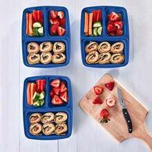 Dash DMPS203GBMT06 - Almacenamiento de alimentos saludable, 3 compartimentos, , 59.7 x 43.2 x 105 cm, 1(Azul) - Multicolor - Ver 6