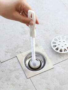 1件装管道疏通刷 浴室毛发下水道水槽清洁刷 排水管清洁器 柔性清洁器 堵塞物清理器，柔性管道排水刷，排水清洁设备，浴室配件 排水管疏通工具，水槽溢水清洁刷，家用排水管毛发收集器 厨房用品 厨房配件 厨房工具 - 白色 - 查看 11