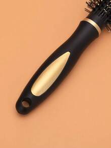 1支便携式黑色发梳，适合按摩大卷发和长卷发，美发工具，女士发饰，美发沙龙用品，返校必备，度假旅行必备（款式随机） - 彩色 - 查看 3