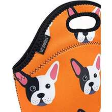 Wrapables Bolsa de almuerzo de neopreno aislada, noche estrellada(Una talla BOSTON TERRIER) - Multicolor - Ver 4