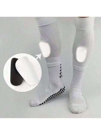 1Pair Mini Football Shin Pad Wear-Resistant Shock Absorbing Leg Protector Lightweight Portable Soccer Training Shank Board,Mini Master Shin Guard, New Year's Gift, Random Color