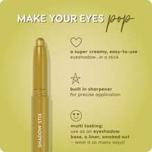 ColourPop 眼影棒 - 持久显色膏状眼影棒 - 多用途膏状彩妆，内置卷笔刀，精准笔尖，轻松上妆 - Witch Please 色号 (0.5 盎司) 情人节、平价好物、旅行、旅行必备、房间装饰、情人节礼物、便宜货、房间、1 美元商品、度假必备、女士礼物、卧室、情人节、99 美分 - ColorD - 查看 4