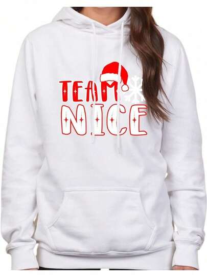 Go All Out Team Nice Funny Christmas Eve Morning Party Mens Women Sweatshirt Hoodie Christmas