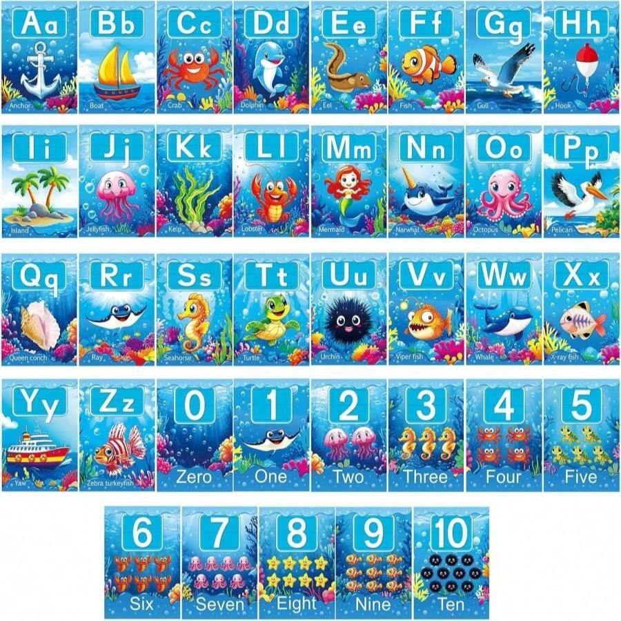 Alphabet Letters For Wall - ABC Alphabet Poster Classroom Wall Alphabet ...