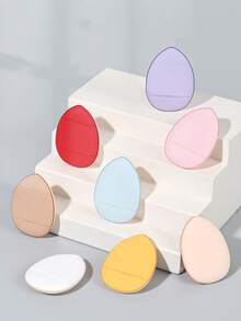 5pcs Beauty Box Of Mini Air Cushion Powder Puff Thumb Shaped Makeup Sponge For Applying Around Nose & Eye Area Ladies' Makeup Tool Random Color,Cheap,Stocking Stuffers,Makeup,Makeup Tools,Cheap Stuff,Gifts,Gifts For Women,Christmas Gifts - Multicolor - View 6