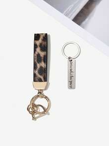 Leopard Print Buckle + Silver Medal