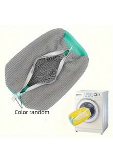 Slouchy Shoe Wash Bag - Durable, Reusable Sports Shoe Cleaning Bag With Soft Brush And Mesh, Anti-Deformation, 4 Color Options, Machine Washable, Laundry Bag | Casual Style | Polyester Bag, Shoe Bag, Sneaker Laundry Protector For Travel, Gym, Dorm, Back To School Essentials, Weekend Getaways, Outdoor Activities, Athletic Shoe Care, Breathable Mesh Ventilation, Easy Maintenance, Lightweight Packable Design, Gift-Ready Holiday Stocking Stuffer For Christmas, Thanksgiving Host Prep, Halloween Costume Accessory, Post-Workout Odor Control, Shoe Storage Organizer For Closet, Lint-Resistant, Protects Shape During Wash Cycles, Ideal For Sneakerheads, Runners, Sports Teams, Everyday Casual Footwear Care - Multicolor - View 13