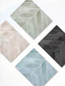 1/10/20pcs 11.4" X 9" Peel And Stick Wallpaper - 2D Soft Gel Self-Adhesive Flexible Waterproof Tile For Kitchen, Bathroom, Easy To Clean Wall And Shower Tile. Home Decor, Holiday Decor. - Multicolor - View 1