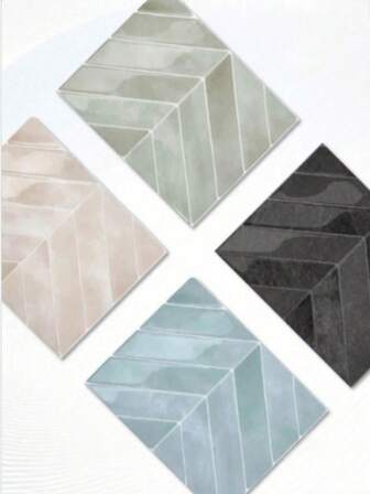 1/10/20 piezas Papel tapiz autoadhesivo de 11.4" X 9" - Azulejo flexible y autoadhesivo de gel suave 2D, impermeable, para cocina, baño, fácil de limpiar. Decoración del hogar, decoración navideña.