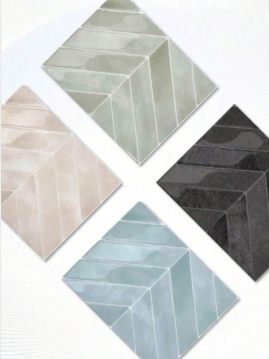 1/10/20pcs 11.4" X 9" Peel And Stick Wallpaper - 2D Soft Gel Self-Adhesive Flexible Waterproof Tile For Kitchen, Bathroom, Easy To Clean Wall And Shower Tile. Home Decor, Holiday Decor. - Multicolor - View 1