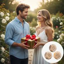 3 Pieces12-Sided Premium Natural Wooden Decision Dice Set - Romance & Laughter Boosting Couples Dice (Food Meal Choices + Movie Genre + Fun Activity Decider, Engraved Clear Patterns: Pizza/Chicken/Romance/Sci-Fi), Natural Wood Tone, Ideal Valentine's Day/Xmas/ Christmas/Birthday/Anniversary Gift For Couples/Married Pairs, Dinner Decision Dice For Date Night & Festive Party Game Supplies - Multicolor - View 5