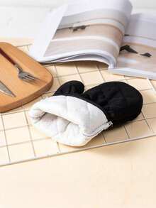 2只加厚长款隔热手套，家用烤箱耐热手套，棉质烤箱手套 - 耐高温，适用于厨房烘焙、烹饪、烧烤、微波炉等。 - 彩色 - 查看 8