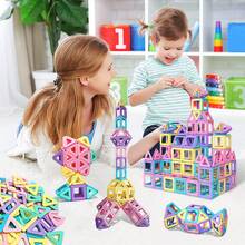Big Size Macaron Magnetic Designer Construction Set Model & Building Toy Magnets Magnetic Blocks Educational Toys For Kids Birthday Gifts Random Color.(Size:2.56inch) - Multicolor - View 4