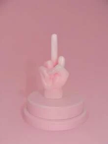 1pc Rude Gesture Scented Candle, Creative Funny Scented Candle, Home Decor Scented Candle Gift For New Year, Christmas, Party, Birthday, Wedding - Multicolor - View 13