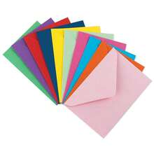 Assorted Color Gift Card Envelopes, Colorful Mini Envelopes - For Event Party Invitations, Greeting Cards, Self-Adhesive Envelopes, Mini Pocket Envelopes For Notes, Suitable For School, Office And Home Use