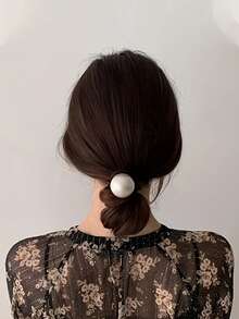 20/10/5/3/1 piezas Accesorios para el cabello con decoración de perlas falsas, sujetadores de coleta, coleteros, diademas, accesorios para el cabello, scrunchies suaves, herramientas multifuncionales para el peinado, bandas elásticas elegantes, bandas elásticas para el cabello para mujeres, suaves y no dañinos para el cabello, ligas para el cabello, cuerda para el cabello, bandas elásticas para accesorios de cabeza - Multicolor - Ver 2