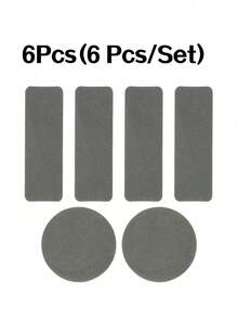 1/2套（6片/套）运动鞋侧边修补贴片，内衬破洞修补片，后跟磨损保护贴，适用于男女运动鞋、休闲鞋，男女鞋类配件
