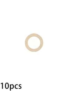 5pcs-50pcs 20-80mm Unfinished Wooden Rings Multiple Sizes Solid Color Natural Wood Circle Rings For Macrame Craft Jewelry Decorative Wooden Hoops - Wood Color - View 13