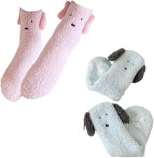 Women Crew Socks - Pink - View 1