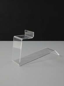5pcs/2pcs Transparent Acrylic Shoe Display Rack, Shoe Stand, High-Heel Shoe Display Stand, Suitable For Shoe Stores, Applicable To Sandals, Casual Shoes, High-Heel Shoes, And Sports Shoes. Acrylic L-Shaped High-Heel Sports Shoe Display Stand With Protective Film. - Multicolor - View 8