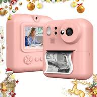 Instant Printing Of Kids Cameras,Kids Camera Set ,Time-Lapse Photography, 48MP, DIY Printing Of Unique And Interesting Graffiti Photos, Suitable For Children With 32GB Cards, 1080P High-Definition, Even For Printing. Multi Functional Children's Cameras, Christmas And Thanksgiving Gifts For Girls And Boys Aged 6-12