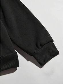 Sudadera para hombre estilo mexicano estampado de bandera tela premium mezcla de algodón holgado con capucha manga larga otoño/invierno casual para fiestas y salidas - Negro - Ver 4