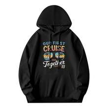 Our First Cruise 2025 Together Young Matching Couples Cruise Hoodie, Suitable For Mens & Womens Outdoor Hoodie, 100%Cotton, S-XXXL,Soft And Breathable Fabric, Loose Style, Perfect For Concerts And Hiking Trips - 款式30 - 查看 1