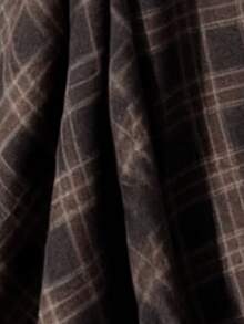 EARO Chic Women's Plaid A-Line Skirt, Fashion Versatile Elegant Design, Loose & Slimming