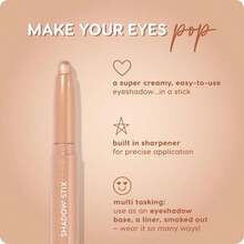 ColourPop Shadow Stix - Cream Eyeshadow Stick With Long-Lasting Color - Multi-Use Cream Makeup With A Built-In Sharpener Precise Tip For Easy Application - Witch Please (005 Oz), Cheap, Valentine's Day, Cheap Items, Travel, Travel Essential, Room Decor, Valentine's Gift, Cheap Stuff, Room, 1 Dollar Items, Vacation Essentials, Gifts For Women, Bedroom, Valentine, 99 Cent - ColorH - View 4