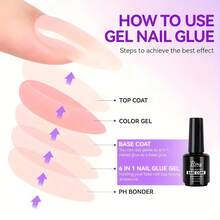 FTMY 3-Piece/1-Piece 15ml Nail Polish Set Glossy, Matte Top Coat, Base Coat For Women, High Gloss, Low Odor, Long-Lasting, Perfect For Home Use - Trong suốt 3 - Xem 5