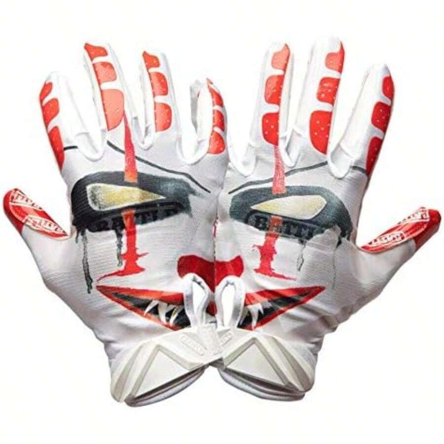 Battle Sports Payaso - Guantes de fútbol para adultos(Adulto XL) - Multicolor - Ver 1