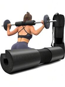 2pcs Barbell Shoulder Pads, Squat Pads - Suitable For Barbell Pad For Hip Thrust, Squats And Lunges - Neck Shoulder Squat Bar Pad, Foam Cushion Support, Provides Extra Comfort, Suitable For Gym, Workout, Home Fitness, Sports Accessories, Home Gym Equipment, Fitness Gear, Gifts For Men - Multicolor - View 2