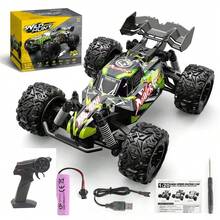 2.4GHz Remote Control Truck All-Terrain Off-Road Performance - Metal Chassis Durable Plastic Body, USB Rechargeable Battery Powered RC Car, RC Drift Car, All-Terrain Tires - Ideal Gift For Adults And Kids (Halloween/Christmas) - 3 Color Options
