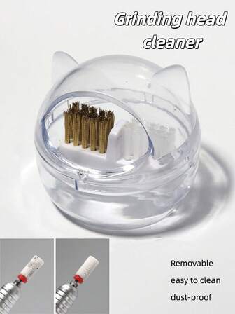 指甲抛光头清洁刷 铜丝钻头刷 指甲钻头清洁工具 美甲配件、美甲用品、美甲工具、美甲艺术工具、返校季、指甲、美甲贴片工具