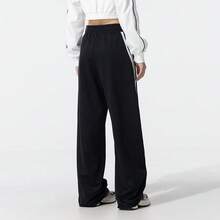 Adidas [Women's Sports Suit] W 3S MID D JKT Down Jacket (80% Duck Down Content) Loose Fit + W 3S MID D JKT Knitted Sweatpants For Fitness, Sports, And Running - Black - View 6