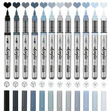 Bộ bút vẽ acrylic chuyên nghiệp, bút vẽ acrylic đầu cọ, thích hợp cho đá, gốm sứ, gỗ, vải bố, thủy tinh, đá tự nhiên, vải, làm thiệp, DIY và đồ dùng nghệ thuật, lý tưởng cho nghệ thuật và thủ công. - Bộ - Xem 8