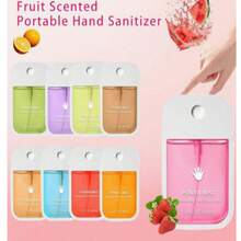 1pc 45ml Various Scents Of Water-Free Hand Sanitizer, Hyaluronic Acid Spray Hand Sanitizer Fragrance Spray Sand Sanitizer, Portable Travel Hand Sanitizer Two Printing Appearances Will Be Shipped Randomly. - 彩色 - 查看 17